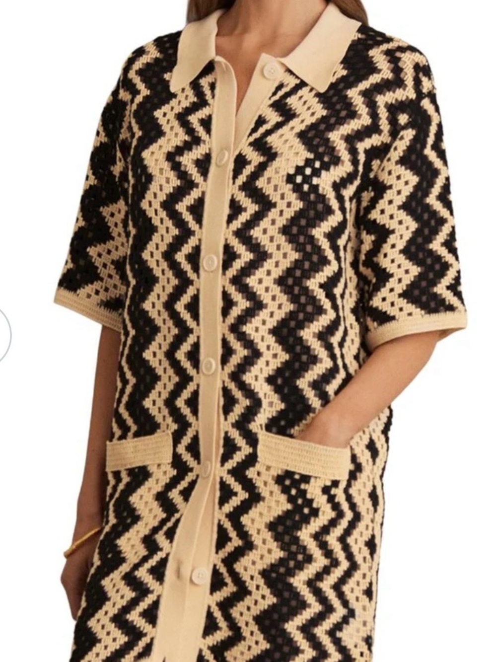 REISS Natalie knitted cardigan size S